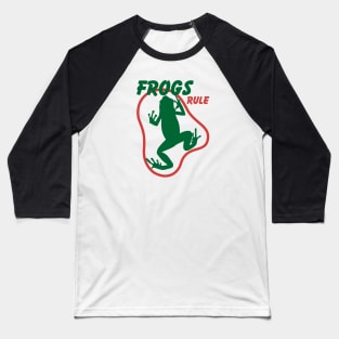 Frogs Rule Baseball T-Shirt